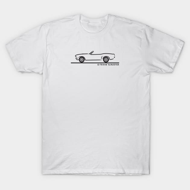 1969 Mustang Convertible T-Shirt by PauHanaDesign